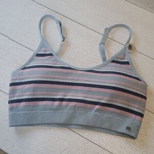 Lucky Brand striped padded comfort bra